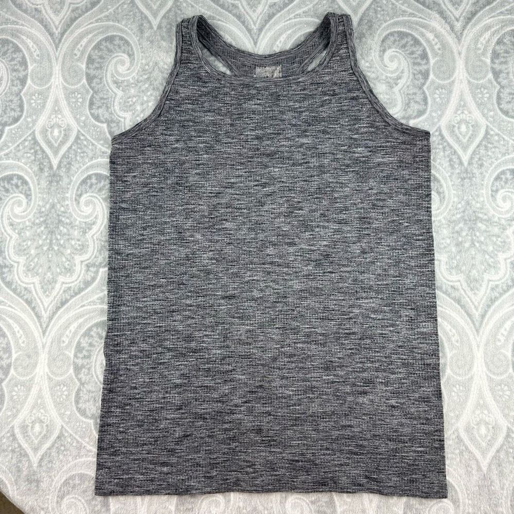 Womens Athleta Renew Racerback Ribbed High Neck Tank Top